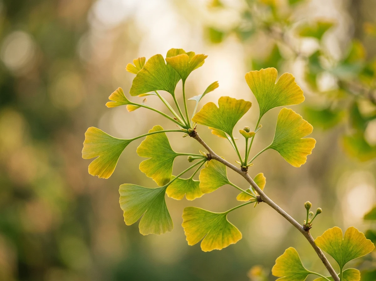 Ginkgo biloba blade - naturligt planteekstrakt i Revixol kosttilskud Danmark